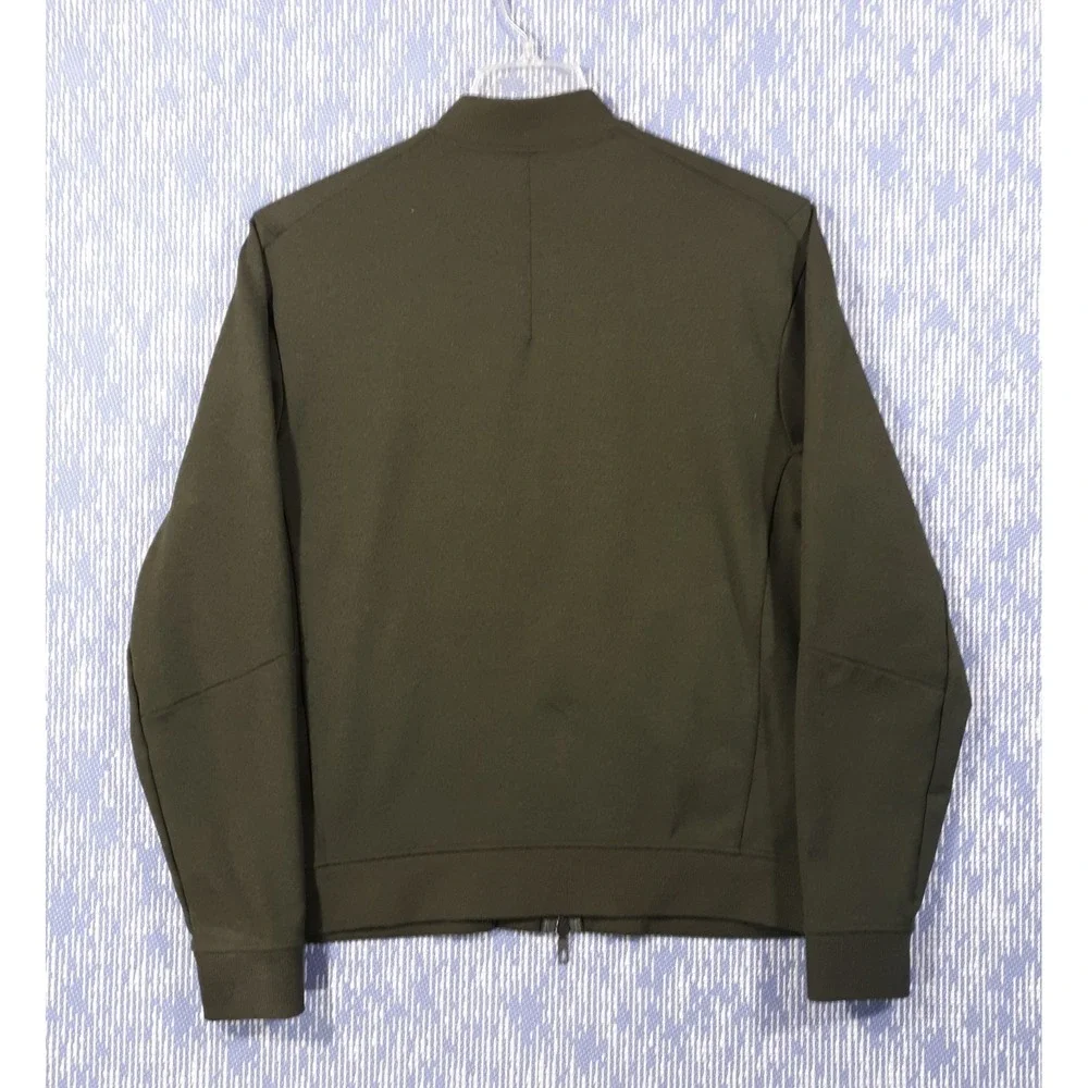 Lululemon Jacket Mens Large Full Zip Activewear Athletic Green Zippered Pockets